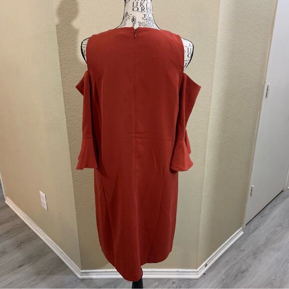 Ann Taylor factory‎ cold shoulder dress size 6 - Picture 3 of 6